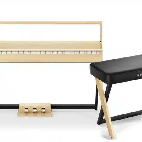 Donner Oura R300 El klaver Bundle - Light wood