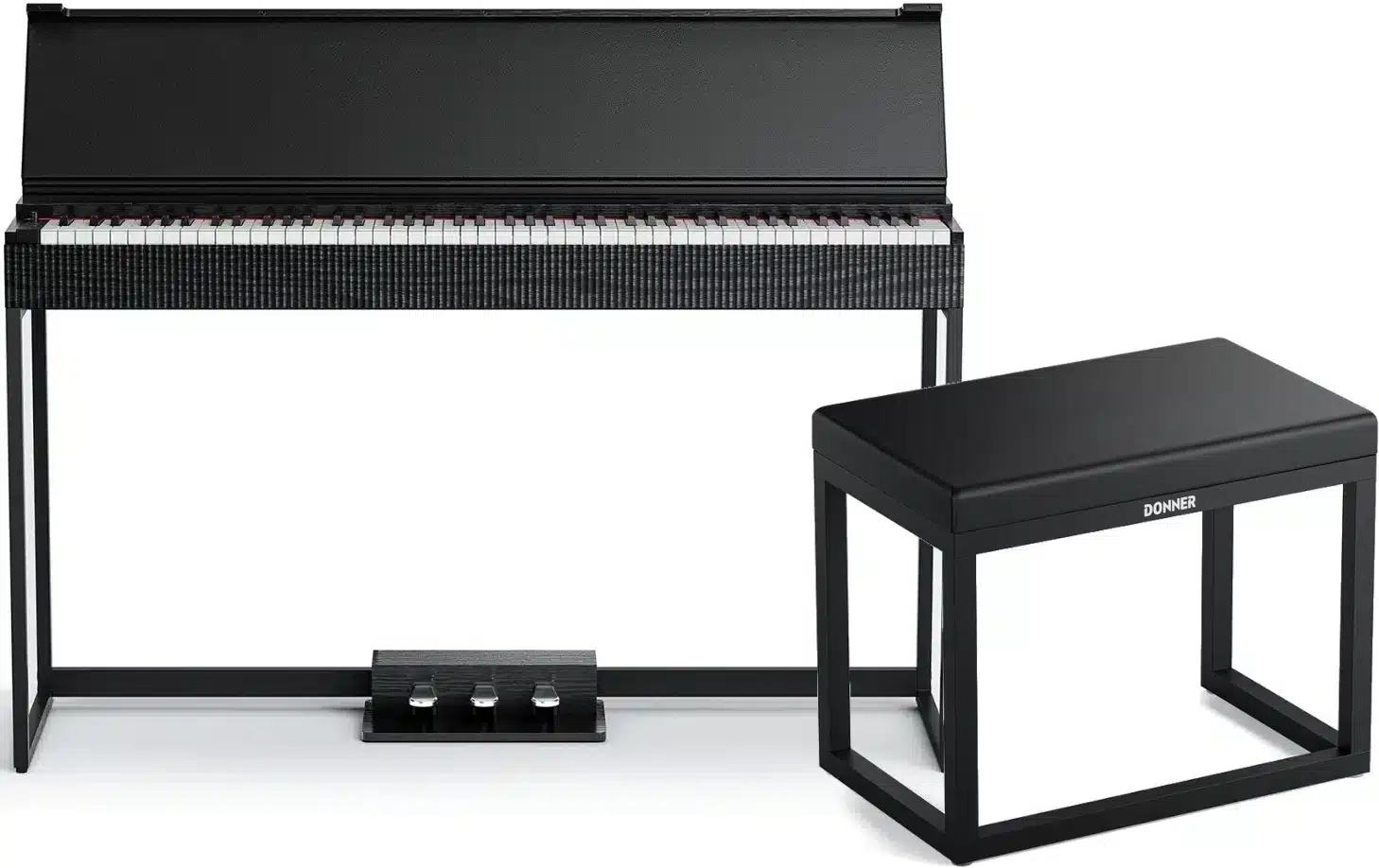 Donner Oura S300 El klaver Bundle - Sort